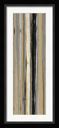 Framed Rainy Streets Neutral Panel I Print