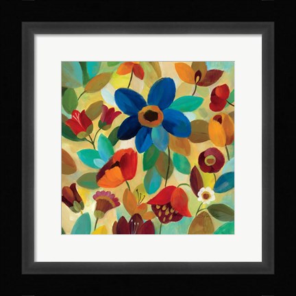 Framed Summer Floral II Print