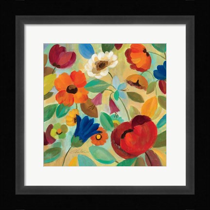 Framed Summer Floral IV Print