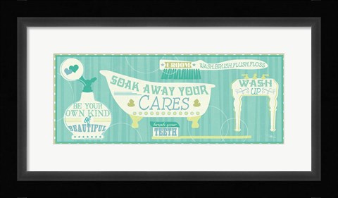 Framed Wash Up X Print