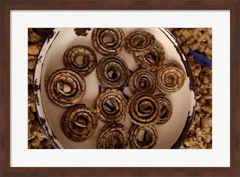 Framed Dried Snakes in Kunming Traditional Medicine Market, Yunnan Province, China Print