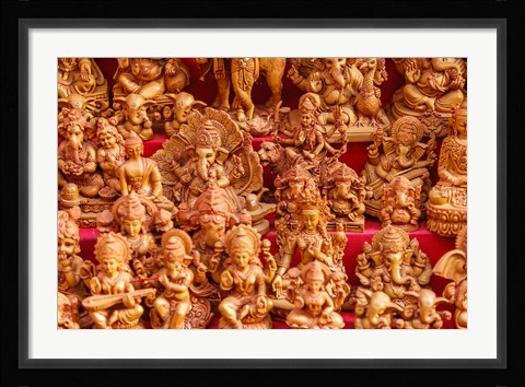 Framed Souvenir Sculptures, India Print