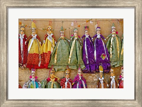 Framed Crafts for sale, Jaisalmer Fort, Jaisalmer, India Print