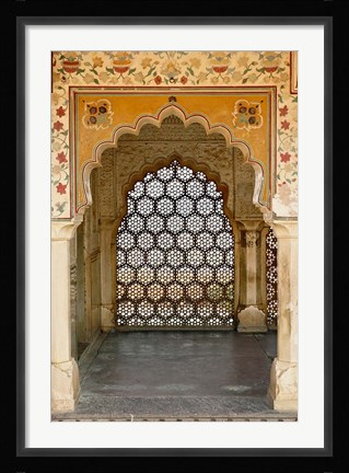 Framed Archway, Amber Fort, Jaipur, India Print