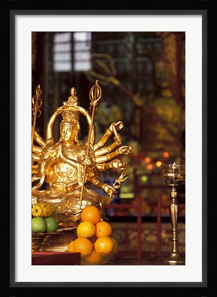 Framed Ten Thousand Buddhas Monastery, Hong Kong Print