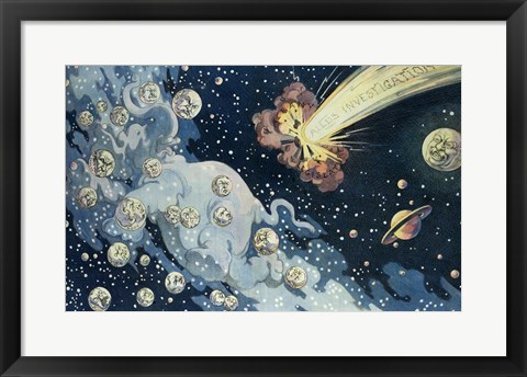 Framed Where Will it Strike Next Print