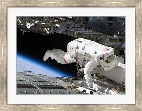 Framed STS-124 Mission Specialist Print
