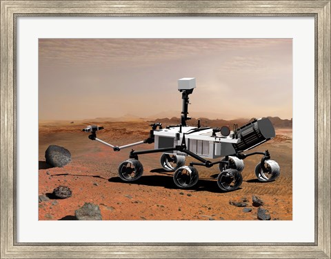 Framed Concept of NASA&#39;s Mobile Robot for Investigating Mars Print