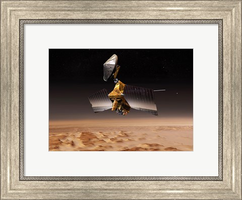 Framed NASA&#39;s Mars Reconnaissance Orbiter Print