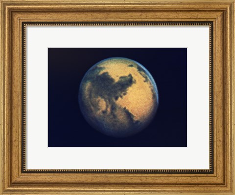 Framed Mars seen through the Hubble Telescope Print