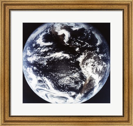 Framed Earth Outter Space Print
