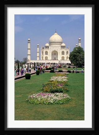 Framed Taj Mahal in Agra, India Print