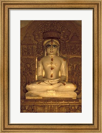 Framed Hindu Statue, Rajasthan, India Print