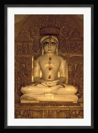 Framed Hindu Statue, Rajasthan, India Print