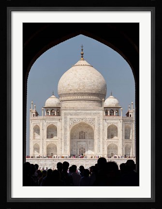 Framed Royal Gate detail s, Taj Mahal, Agra, India Print