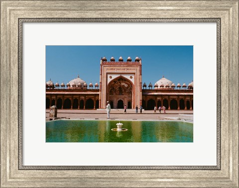 Framed Fatehpur Sikri&#39;s Jami Masjid, Uttar Pradesh, India Print