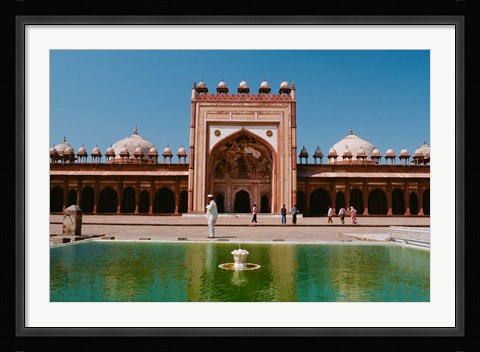 Framed Fatehpur Sikri's Jami Masjid, Uttar Pradesh, India Print