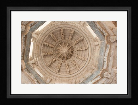 Framed Jain Temple, Ranakpur, Rajasthan, India Print