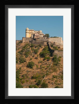 Framed Kumbhalgar Fort, Kumbhalgarh, Rajasthan, India Print