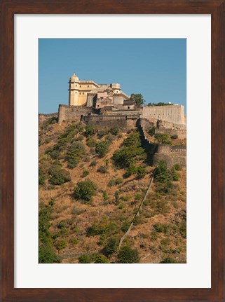 Framed Kumbhalgar Fort, Kumbhalgarh, Rajasthan, India Print