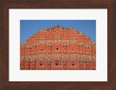 Framed Hawa Mahal (Palace of the Winds), Rajasthan, India Print