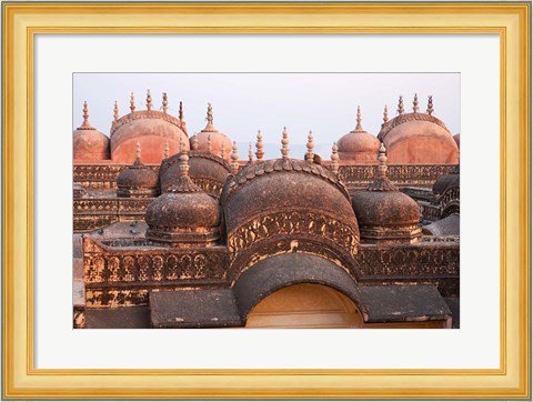 Framed Madhavendra Palace at sunset, Jaipur, Rajasthan, India Print