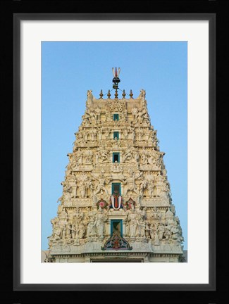 Framed Hindu Temple in Pushkar, Rajasthan, India Print