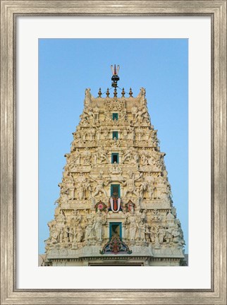Framed Hindu Temple in Pushkar, Rajasthan, India Print