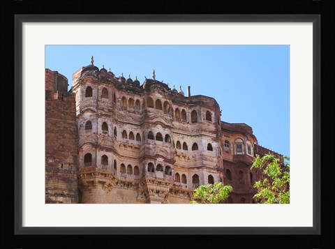 Framed Meherangarh, Majestic Fort, Jodhpur, Rajasthan, India Print