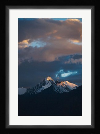 Framed Landscape of Stok Mountain Range, Ladakh, India Print