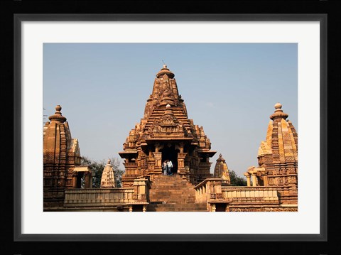 Framed India, Khajuraho. Lakshmana Temple at Khajuraho Print
