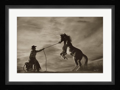 Framed Whoa Boy Print