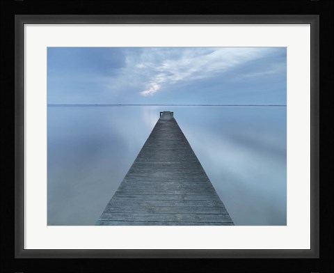Framed Long Pier Print