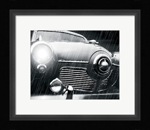 Framed Studebaker Rain Print