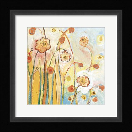 Framed Orange Whimsy Print