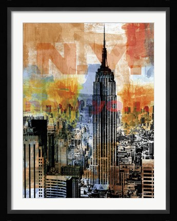 Framed New York Edge Print