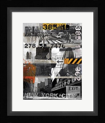 Framed New York Style XI Print