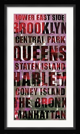 Framed Explore New York Print