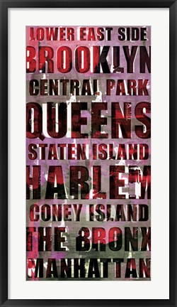 Framed Explore New York Print