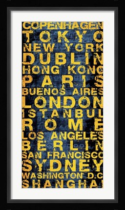 Framed Explore the World III Print