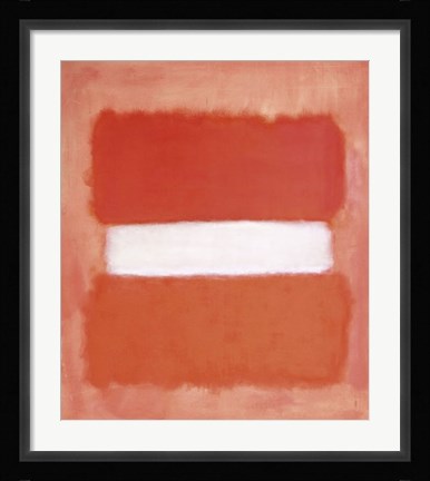 Framed White Center, 1957 Print