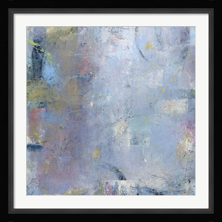 Framed Frosty Turbulence Print