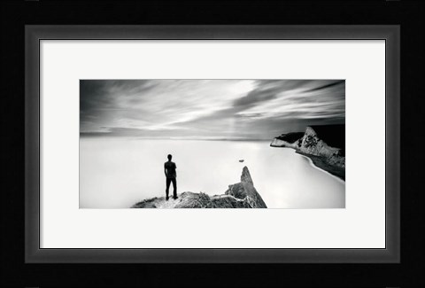 Framed Man and the Sea, Study 4 Print