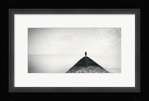 Framed Man and the Sea, Study 13 Print