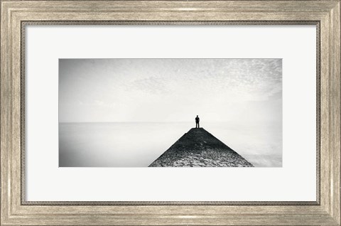 Framed Man and the Sea, Study 13 Print