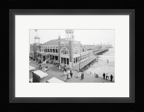 Framed Atlantic City Steel Pier, 1910s Print