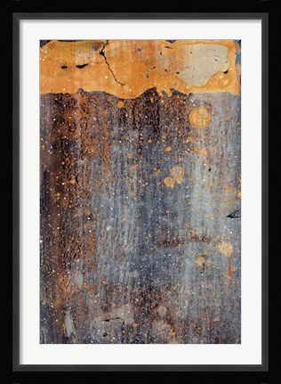 Framed Orange Splash Print