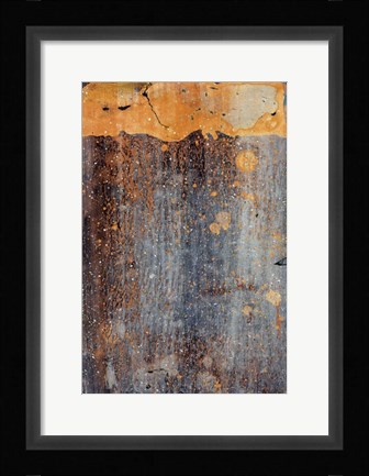 Framed Orange Splash Print