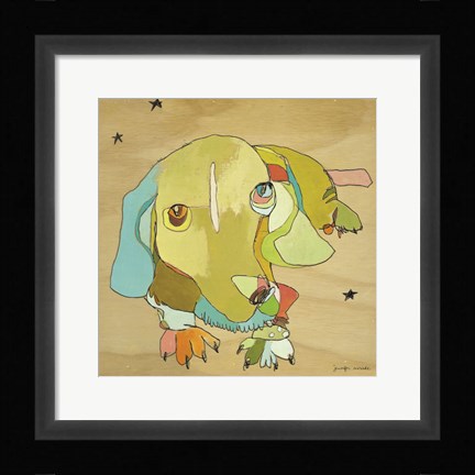 Framed Cooper Dog Print