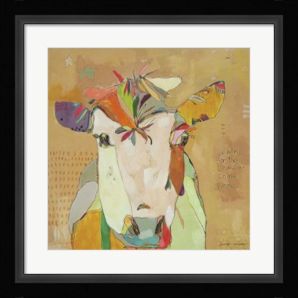 Framed Mom Cow Print